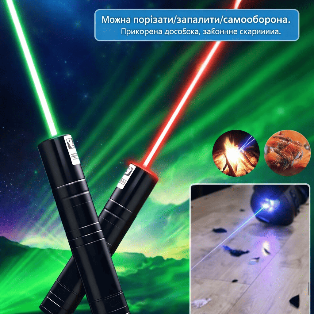 Потужний лазер