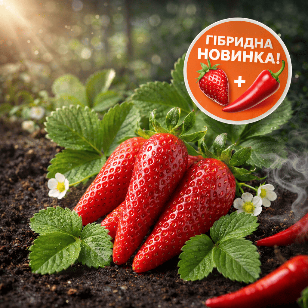 Полуниця-перчик: здивуй сусідів!