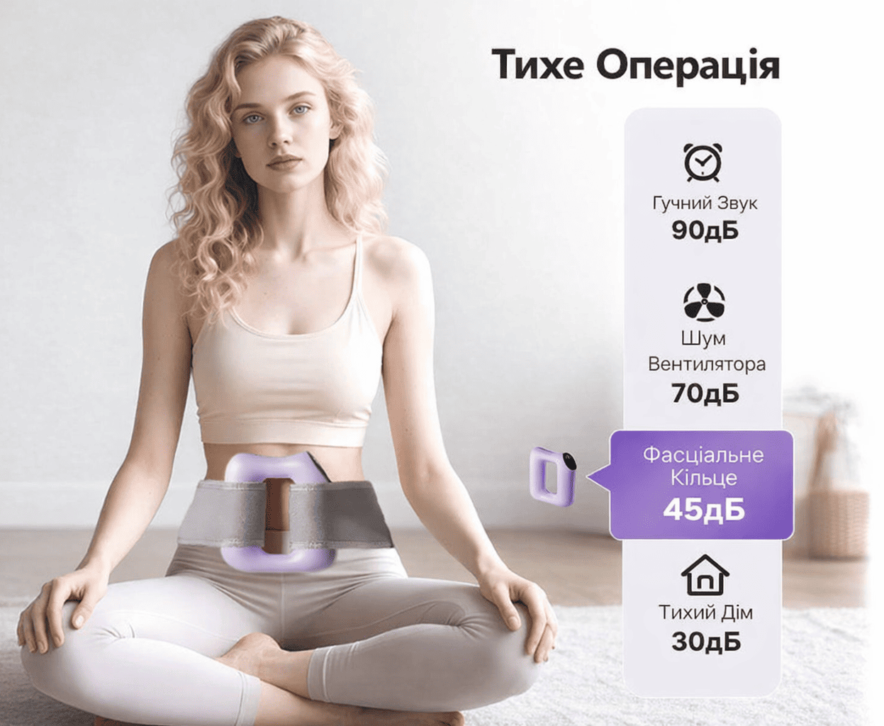 🏆5-швидкісний ручний масажер-кільце з регульованим ремінцем