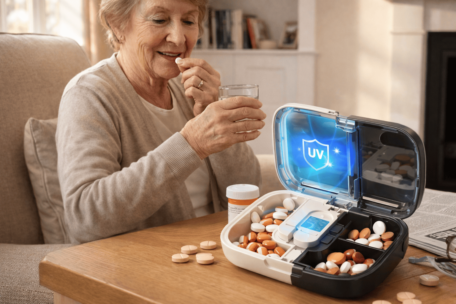 Роздільник таблеток для різання кількох таблеток